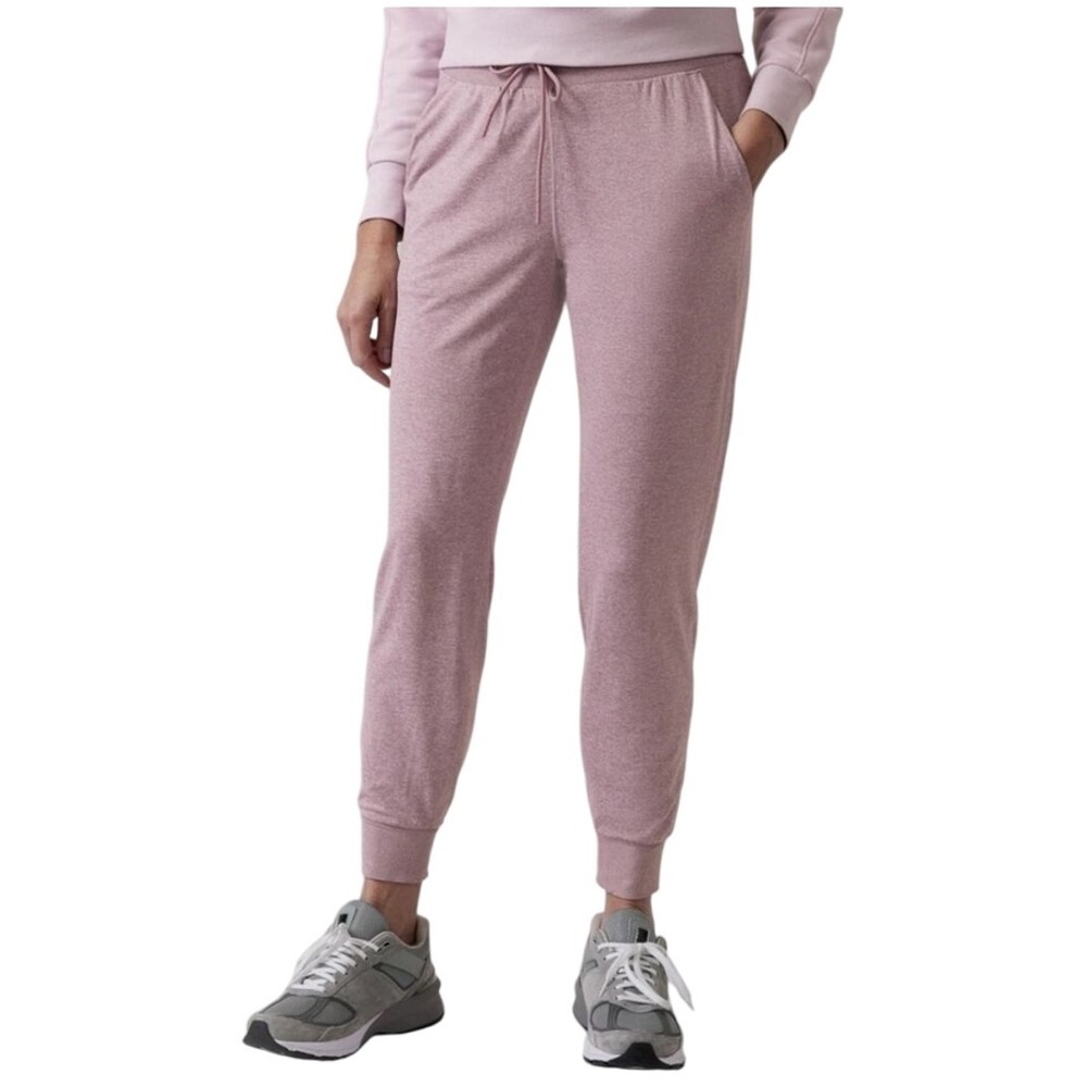 Athleta Flora Mauve Velvety Pink Uptempo Jogger‎ Size M
